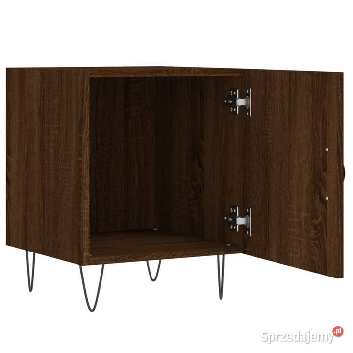 Szafka nocna brązowy dąb 40x40x50 materiał