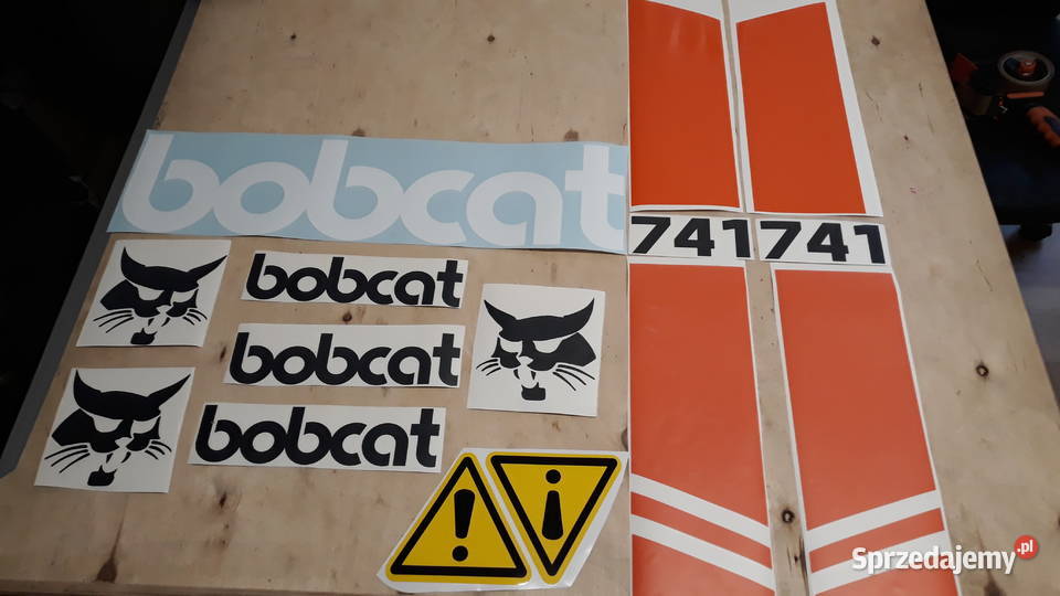 Naklejki Bobcat 741 843 miniładowarka