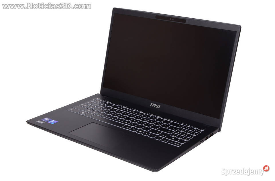 Laptop MSI Modern 15 H AI C1MG010 Intel Ultra 7 Intel Core i7 Laptopy i netbooki Biała