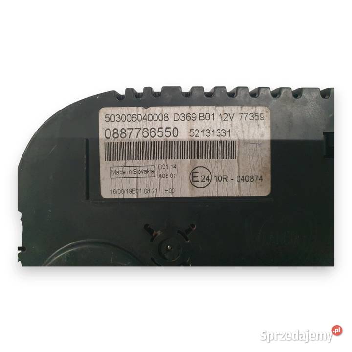 LICZNIK ZEGARY 0887766550 Fiat Panda III 09 osobowe lubelskie Chełm sprzedam