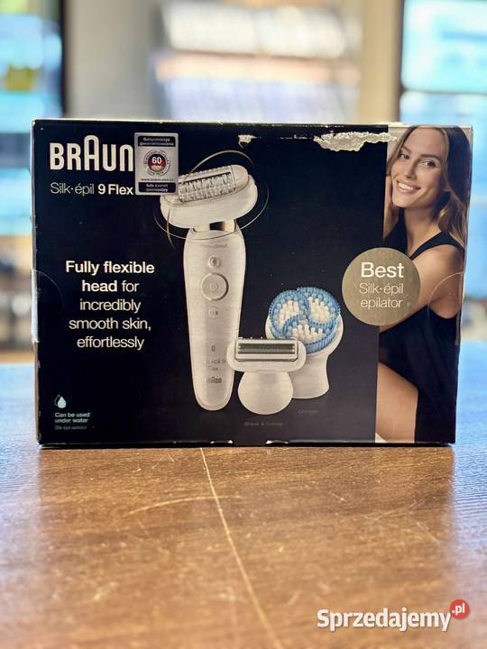 Depilator Braun Silkpil 9 Flex 9010 wodoodporny Pozostałe Elbląg