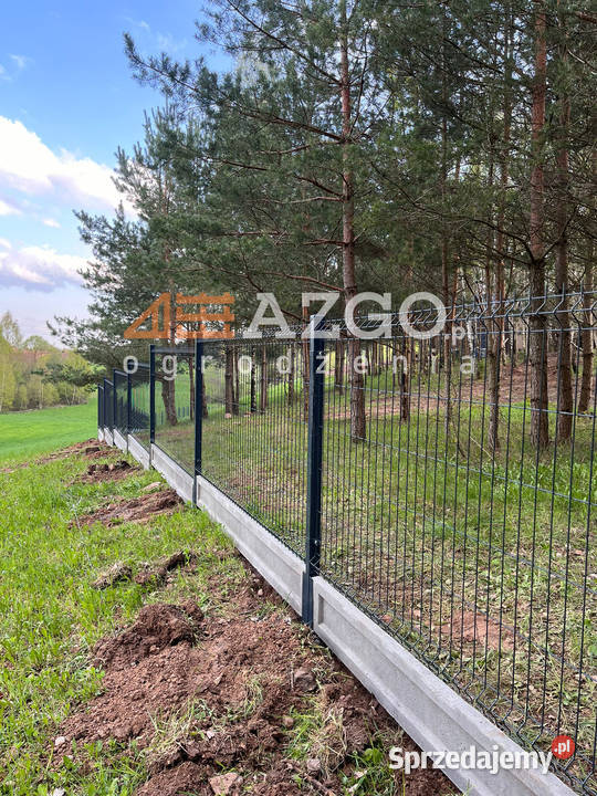 Ogrodzenie panelowe Panele ogrodzeniowe siatka ocynk Czarna Białostocka sprzedam