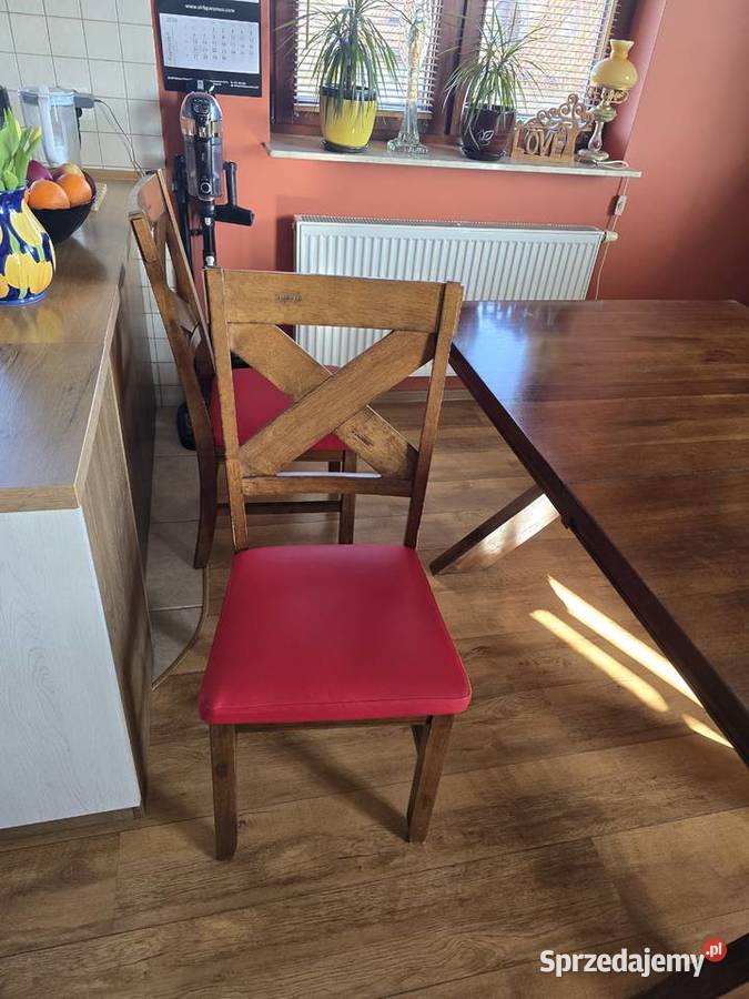 Sprzedam stół krzesła 76cm Straszyn