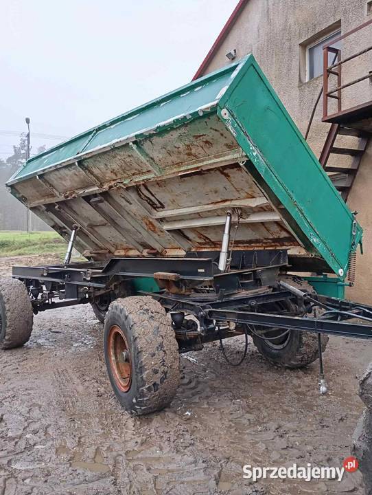 przyczepa wywrotka hl 8011 zarejestrowana Dworzysko sprzedam