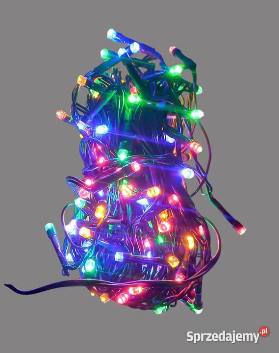 Lampki choinkowe podwójne łańcuchy świetlne LED Boże Narodzenie Chrzanów
