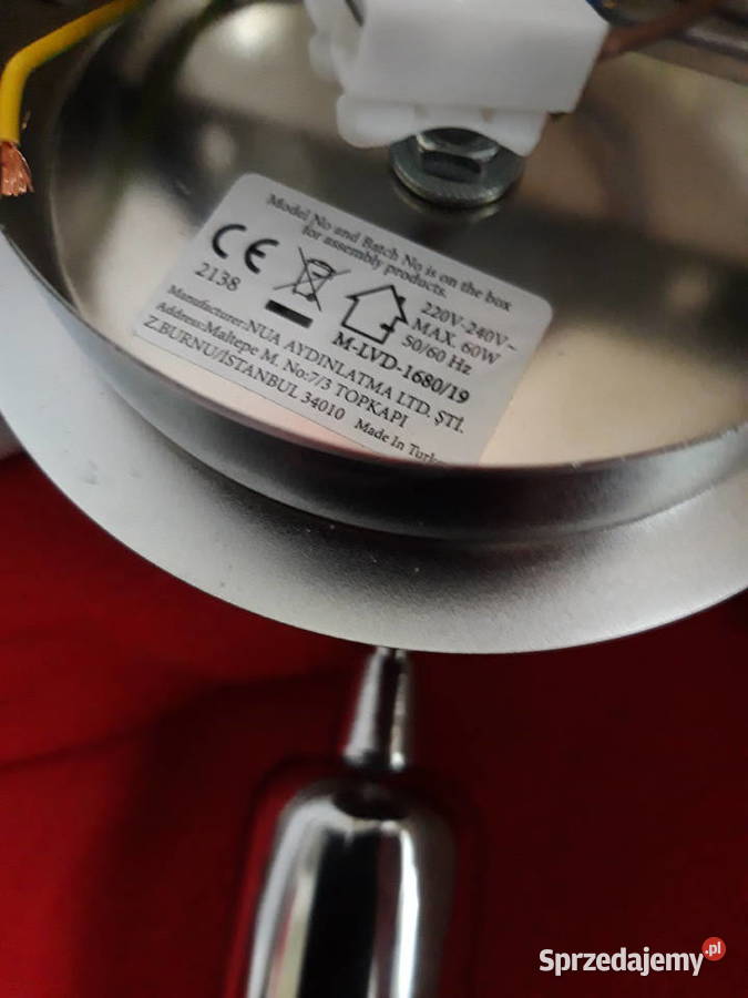 kinkiet 1 punkt hromowany Nowy Warszawa sprzedam