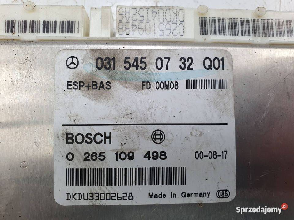 MODUŁ MERCEDES W210 0315450732 osobowe Motoryzacja Lipno sprzedam