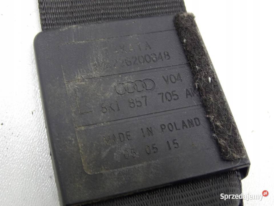 PAS BEZPIECZEŃSTWA LEWY PRZÓD PRZEDNI AUDI A4 B8 małopolskie