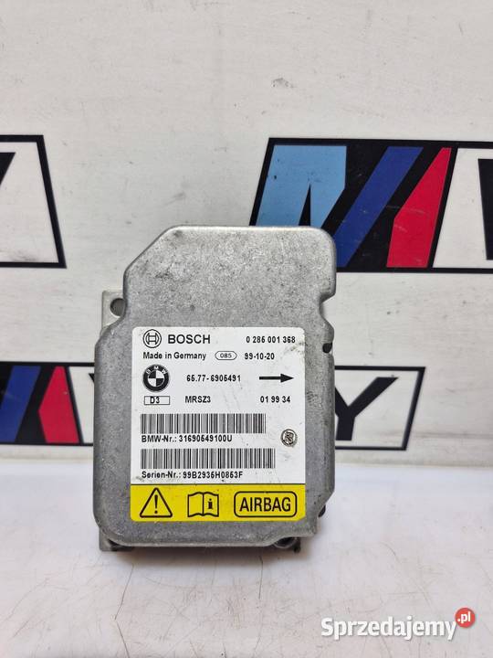 BMW E46 MODUŁ STEROWNIK SENSOR PODUSZEK AIRBAG