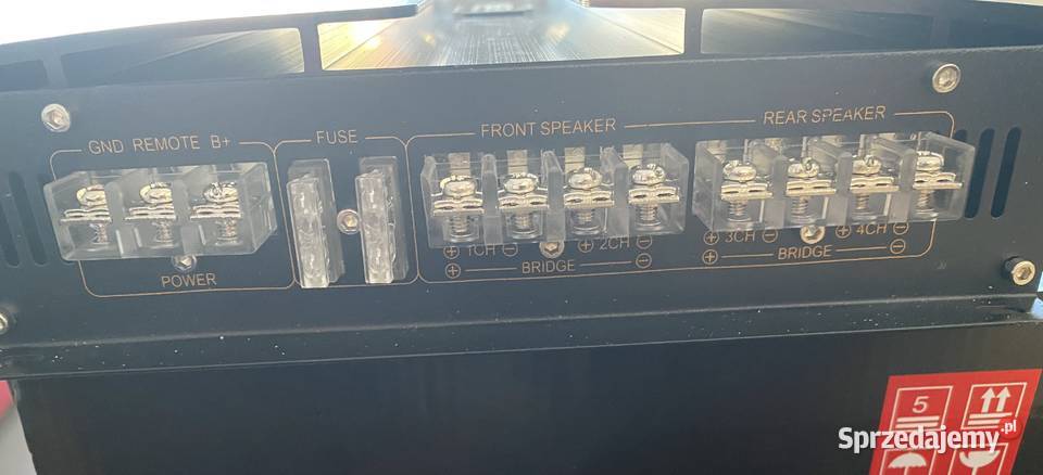 KUERL Wzmacniacz 4 kanałowy 3800W