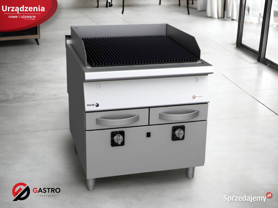 Kuchnia gazowa 6 palnikowa z szafką moc 365 kW