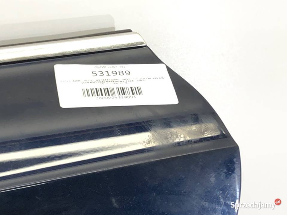 DRZWI LEWY TYŁ AUDI A5 8T SedanLimuzyna 0717