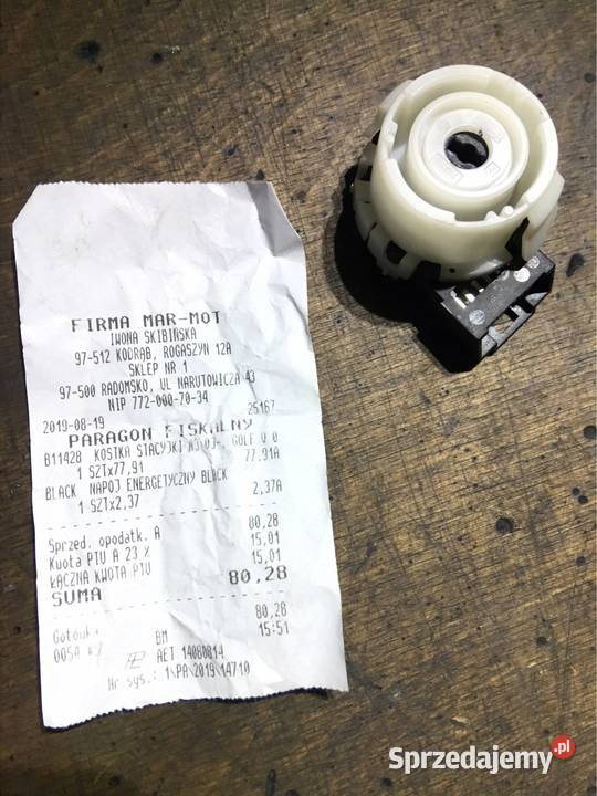 Przełącznik stacyjki audi a3 8P Układ elektryczny Radomsko