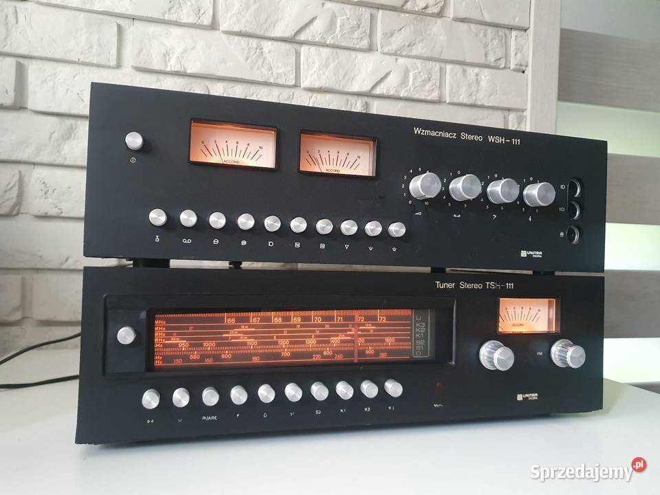 Wzmacniacz tuner stereo WSH111 TSH111 UNITRA Solnica