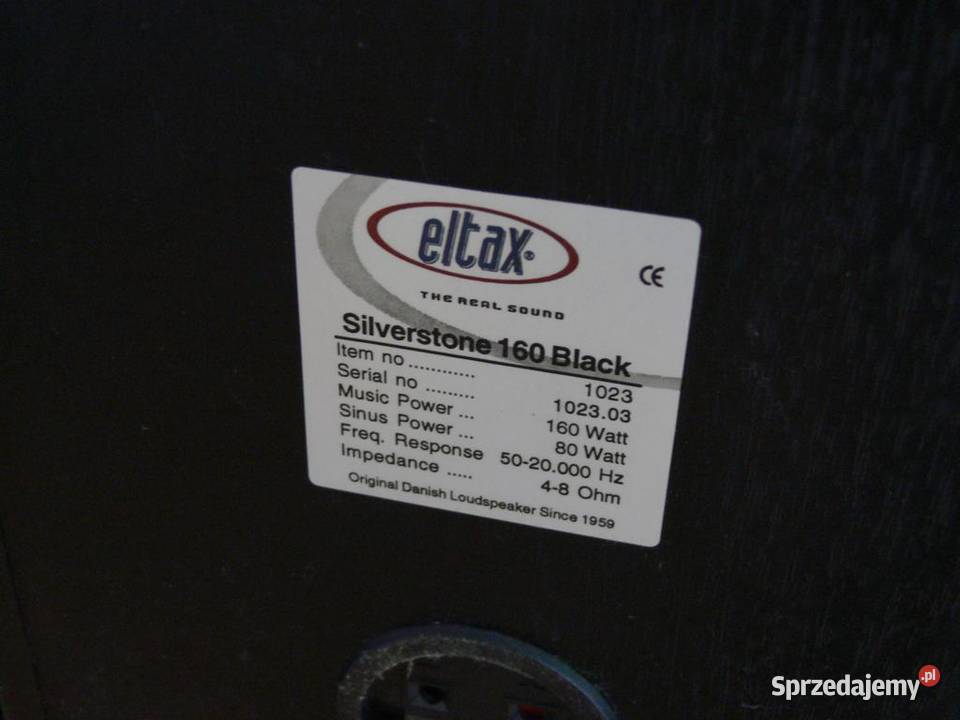 Duńskie kolumny Eltax Silverstone 2 x 160 wat Jasło