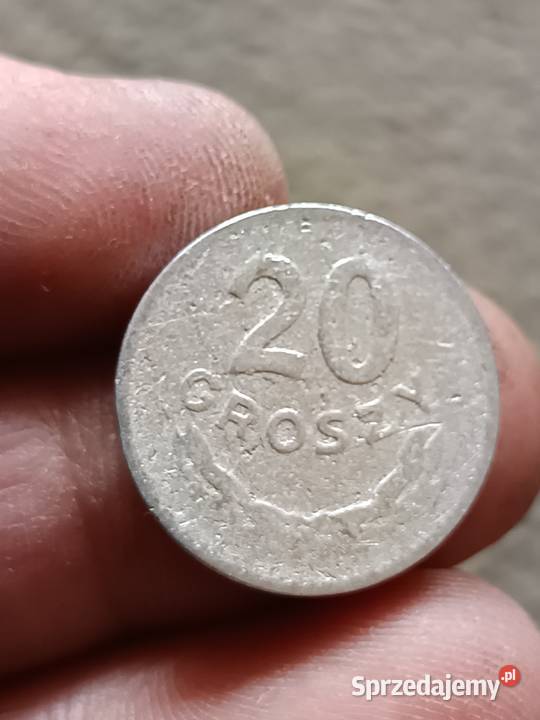 Sprzedam zatarte 20 groszy nie widac daty Chełm