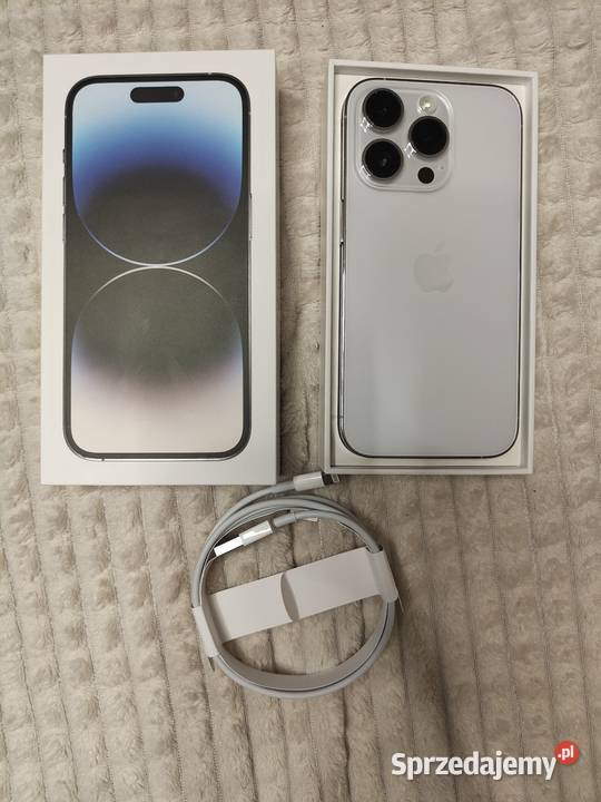 Apple Iphone 14 Pro Silver super stan śląskie Żory