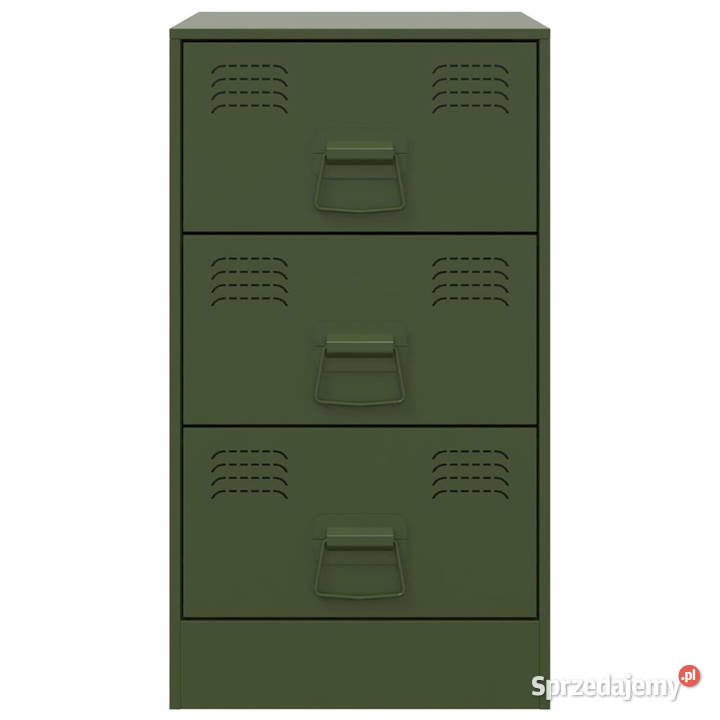 Szafka nocna oliwkowa zieleń 345x39x62 stal Warszawa