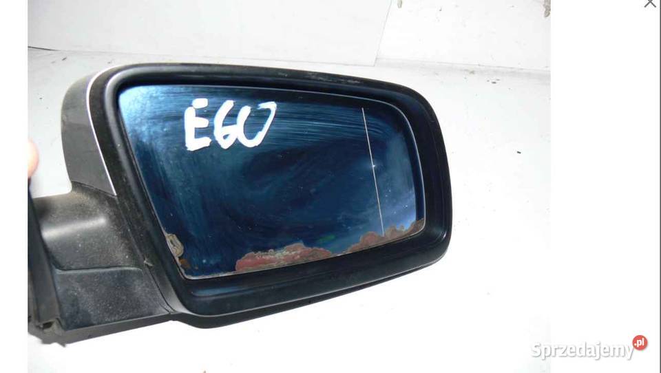 BMW E60 E61 LUSTERKO PRAWE EUROPA 4PIN SZKŁO Wielkie Drogi sprzedam
