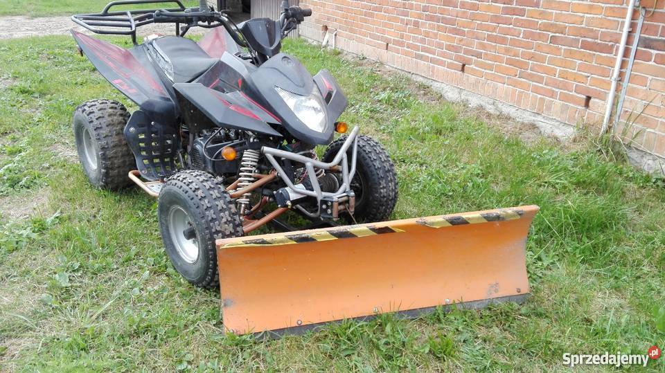 Quad FUXIN FXATV 005 zarejestrowany z pługiem Widawa