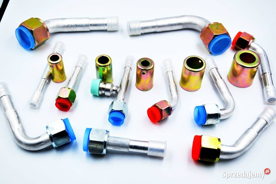 Pakiet klimatyzacja zakuwarka węże końcówki Złotów