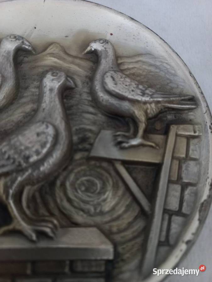 Płaskorzeźba odlew plakieta naścienna Gołebie kujawsko-pomorskie sprzedam