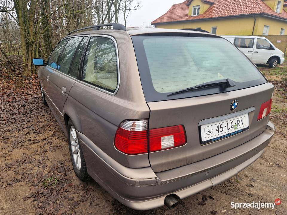 Piękny kolor BMW 525 e39 2003 świeżo sprowadzony Ciechocinek