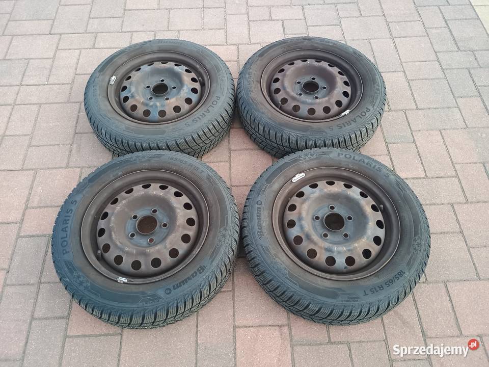 Koła zimowe stalowe 5x1143 18565 R15 Barum 2020r Witkowo