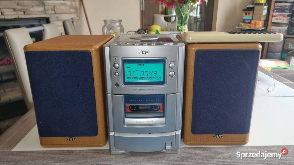 Wieża JVC UXT55 kolumny JVC SPUXT55 plus pilot Warta