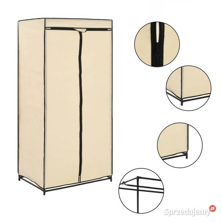 vidaXL Szafa kremowa 75x50x160 SKU282439 mazowieckie Warszawa