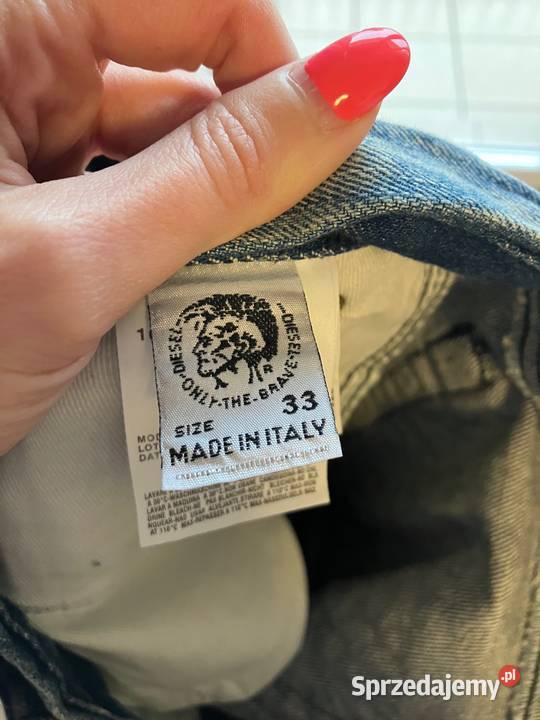 Nowe męskie jeansy spodnie Diesel Jeans Odzież codzienna podkarpackie Rzeszów sprzedam