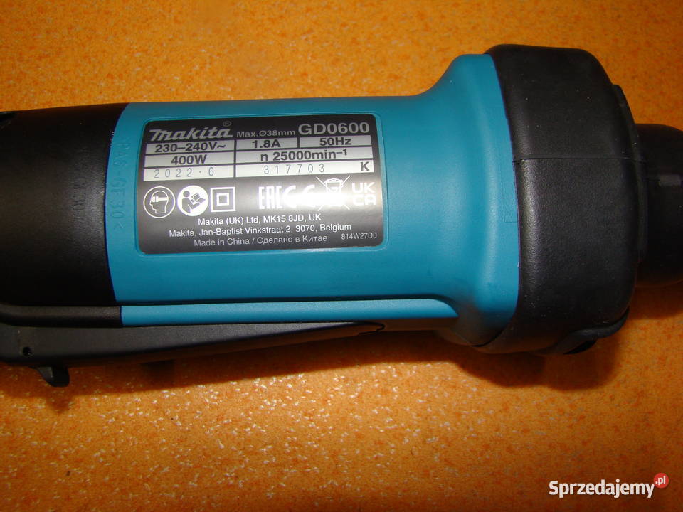 Szlifierka prosta MAKITA 400W Ref GD 0600 Szlifierki proste Bielsko-Biała
