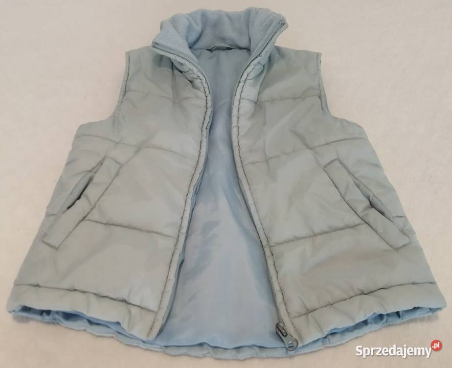 Bezrękawnik jesienny 98 błękitny Odzież śląskie Czeladź sprzedam