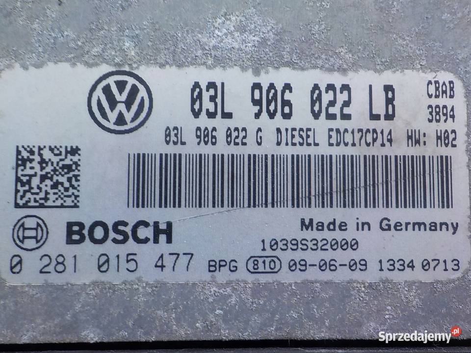 VW GOLF VI 20 TDI AUT 09r HB 5D sterownik osobowe Suków sprzedam