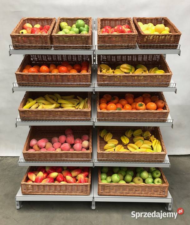 REGAŁ WARZYWNICZY PIEKARNICZY warzywa owoce Sklep Ostrołęka