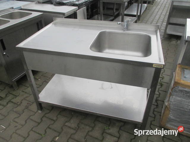 Zlew Gastronomiczny 1 Komorowy Z Półką 127085 Ostrów Wielkopolski
