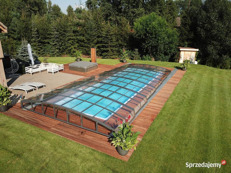 Zadaszenie basenowe basenu Bucovers Z MONTAŻEM