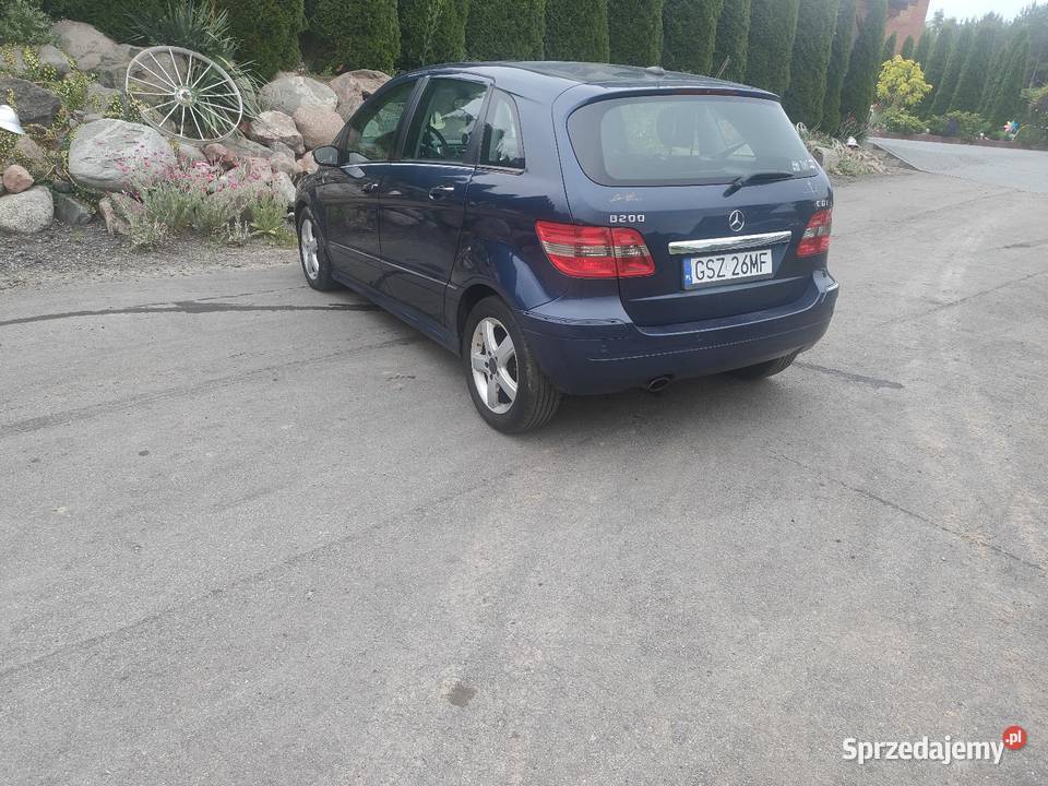 Mercedes B klasa B200CDI Automat klima elektryka nieuszkodzony pomorskie Sztumska Wieś