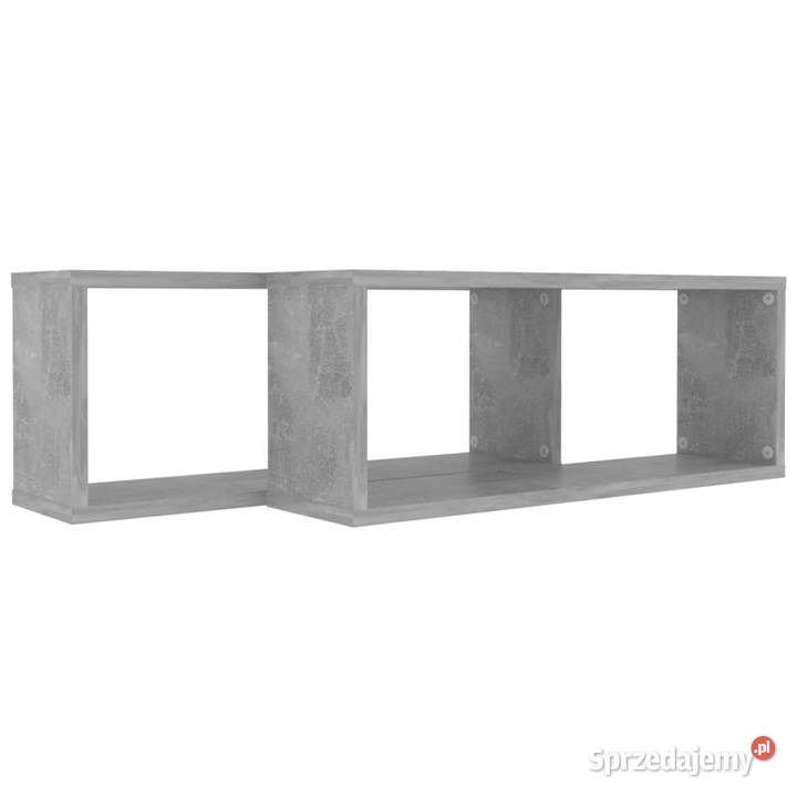 Półki ścienne kostki 2 szarość betonu 60x15x23 Warszawa