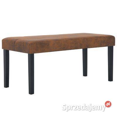 vidaXL Ławka 106 brązowa sztuczny zamsz281351 Warszawa