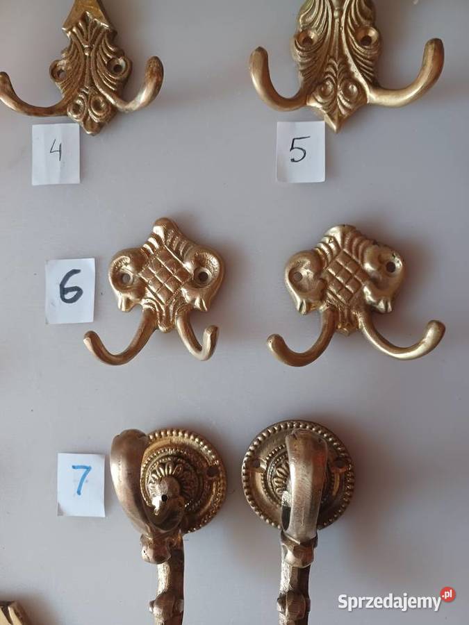 Wieszak mosiężny Poznań sprzedam