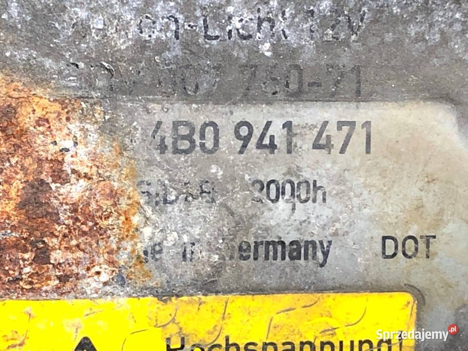 PRZETWORNICA XENON AUDI A6 C5 4B0941471 9705 sprzedam
