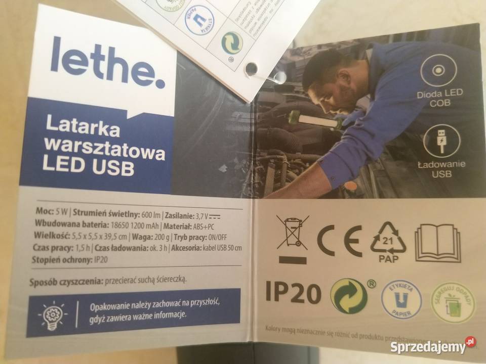 NAJTANIEJ Latarka Warsztatowa Akumulatorowa LED sprzedam