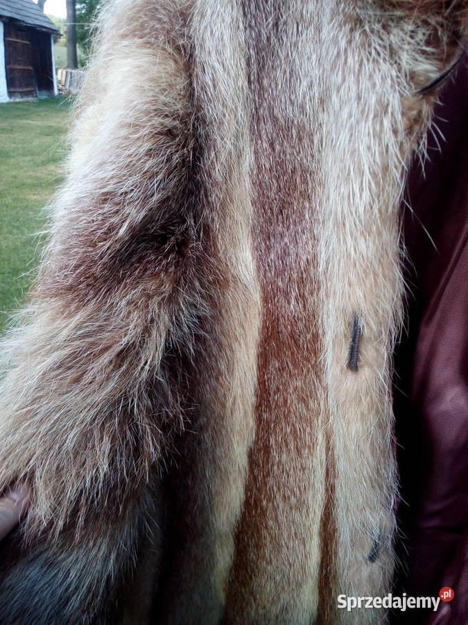 Futro z nutrii jasne vintage Piotrków Trybunalski