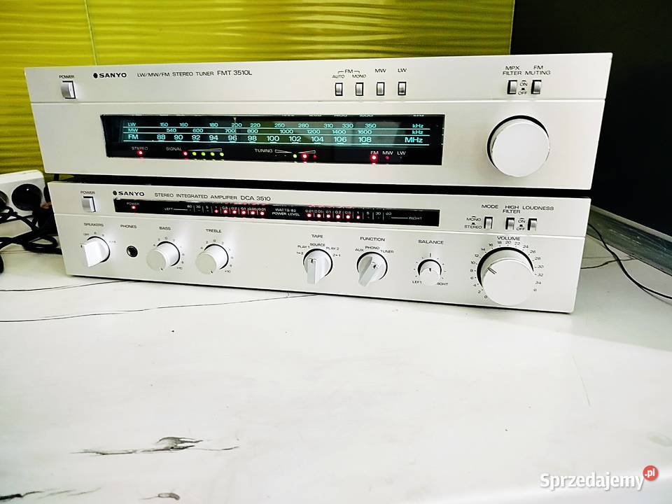 wzmacniaccz i tuner sanyoDCA3510FMT3510L Mińsk Mazowiecki