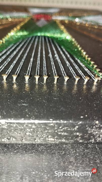 Obraz wykonany w technice string art śląskie sprzedam