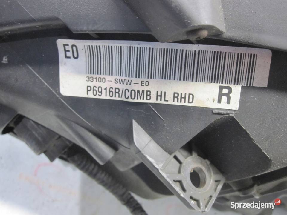 HONDA CRV III 08r lampa prawa przód ANGLIK Kielce