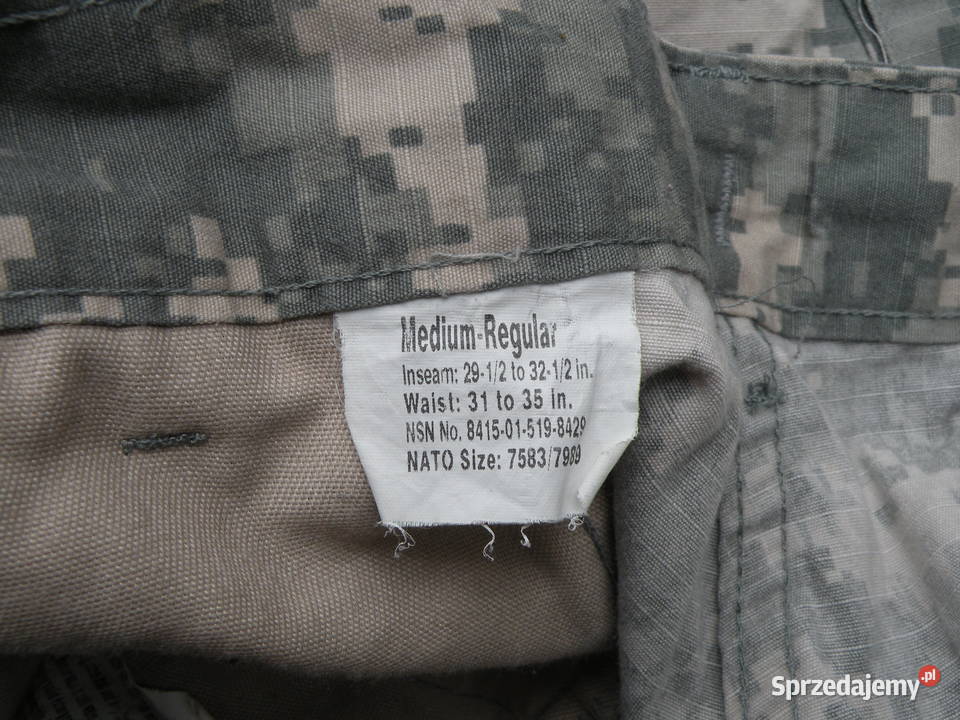 Spodnie ACU medium regular ucp dolnośląskie Wrocław