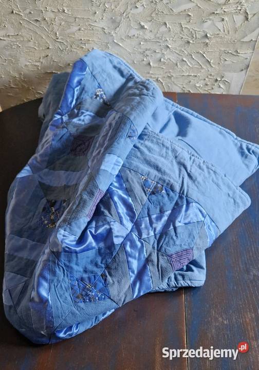 Kołdra PATCHWORK uszyty ręcznie z kawałków tk Lublin sprzedam