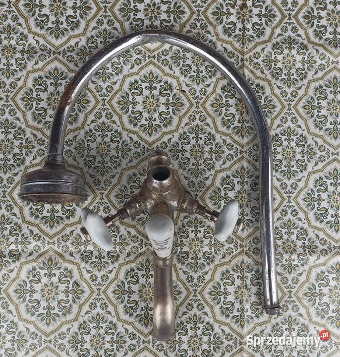 Stara bateria wannowoprysznicowa przedwojenna Wieluń